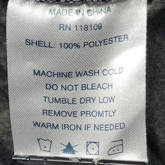 Smith's Workwear‎ Men's Henley Fleece Large Olive Black Plaid Long Sleeve - Picture 15 of 15